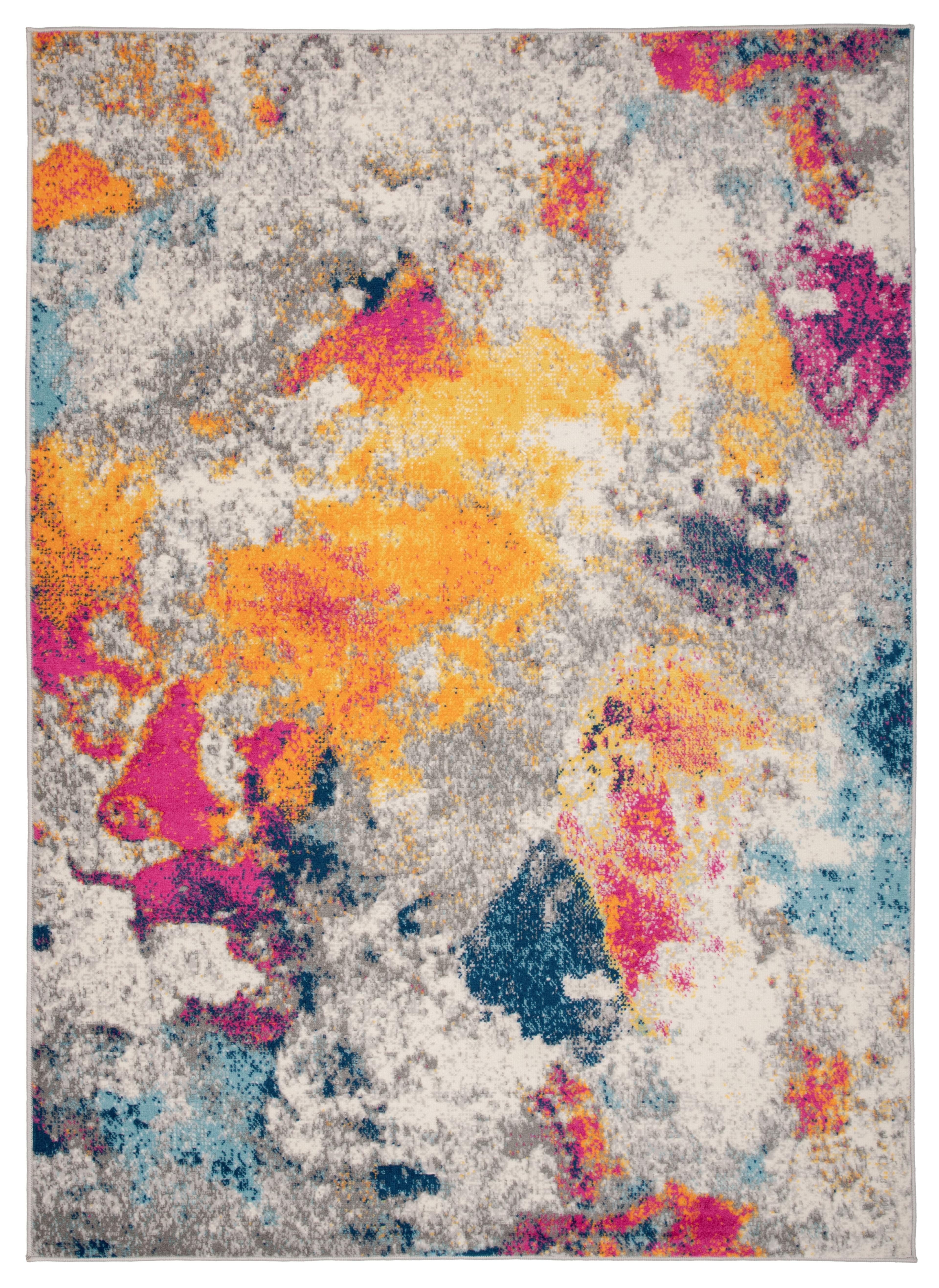 World Rug Gallery Abstract Contemporary Area Rug