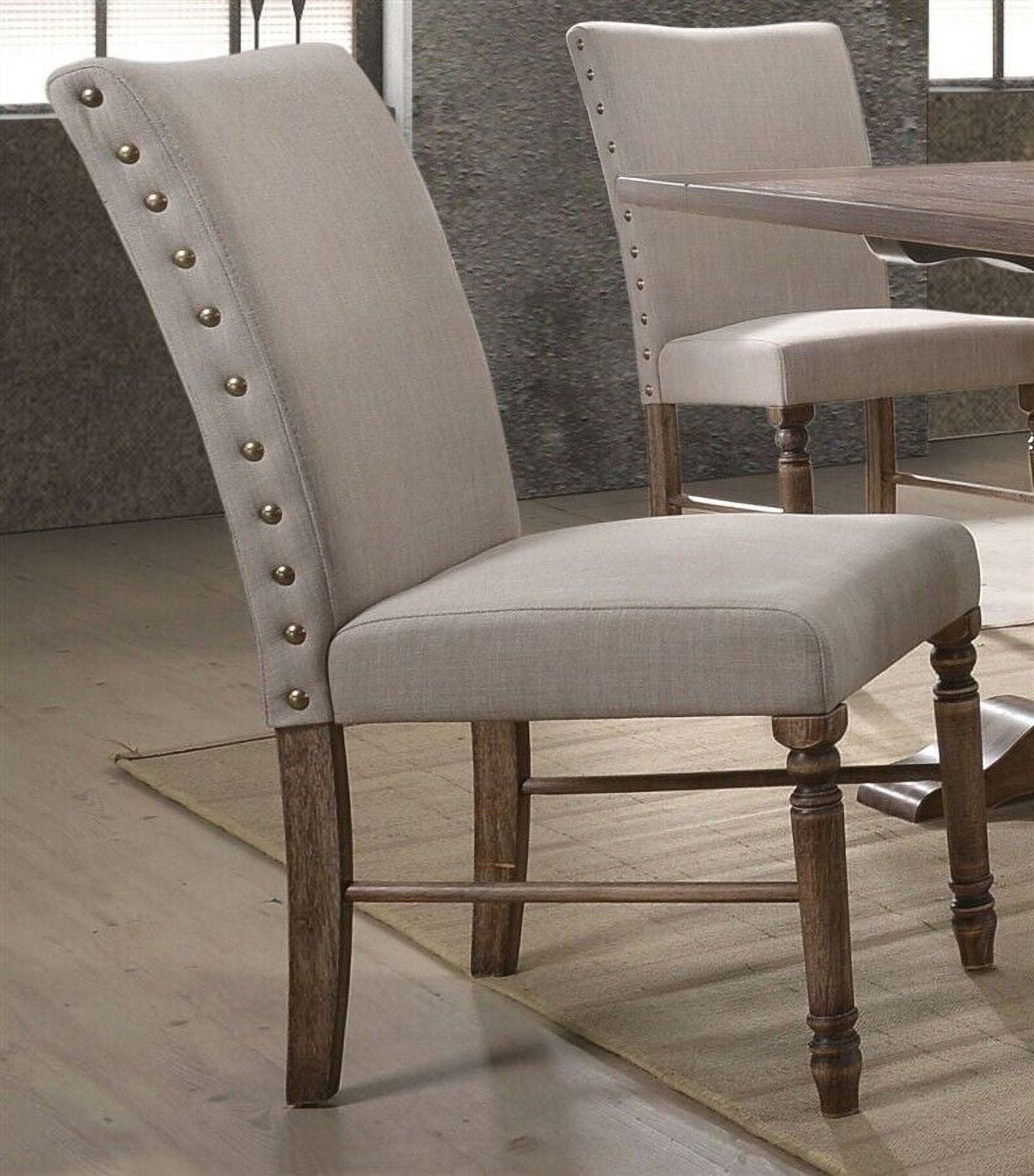 Sandborn Dinning Chairs, Dining Room Chairs, Upholstered Dining Chairs With Solid Wood Legs (Set of 2)