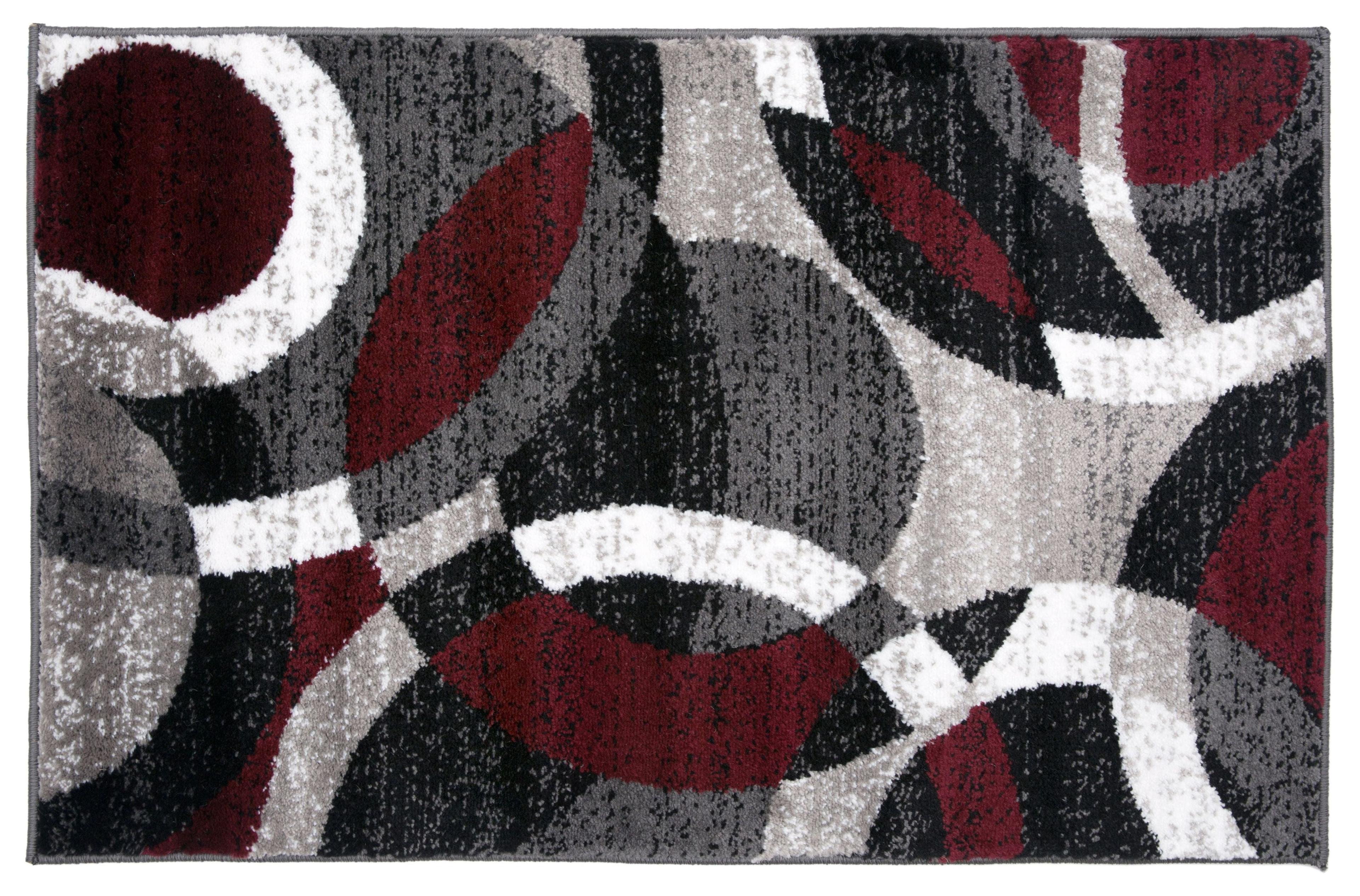 World Rug Gallery Geometric Circles Area Rug