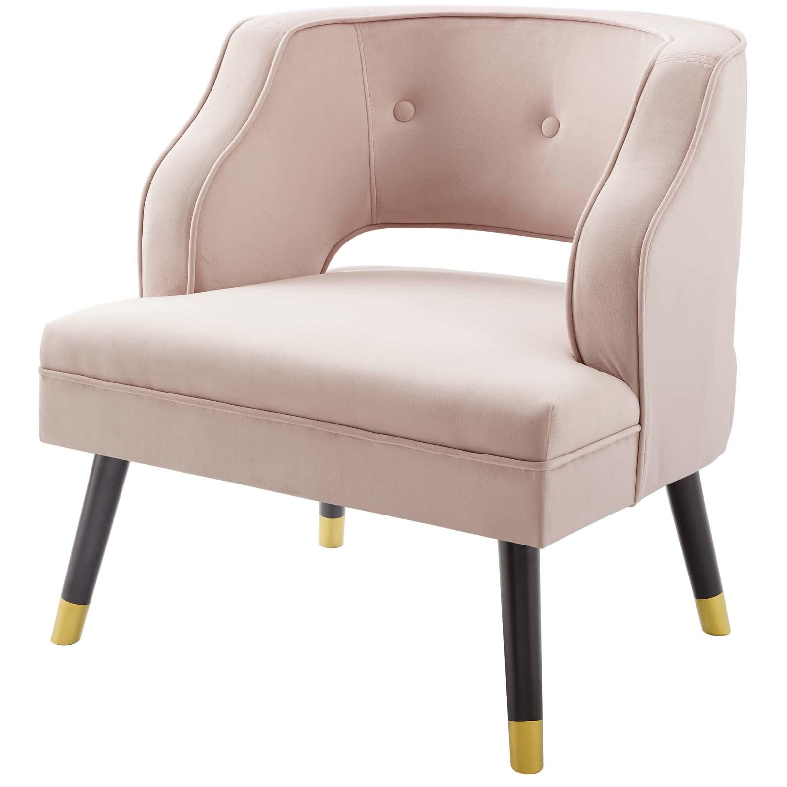 Carson Carrington Taktsberget Velvet Armchair by Modway