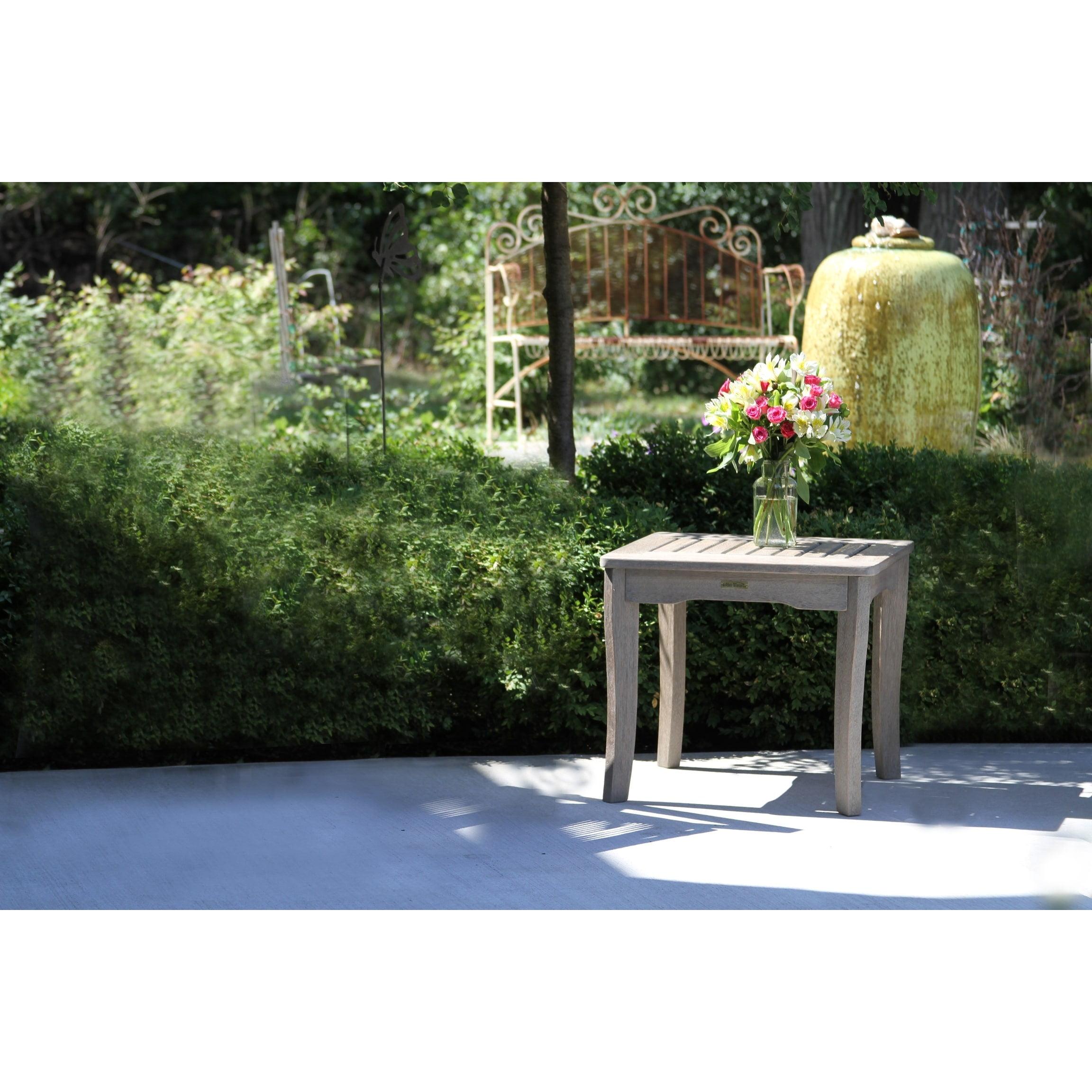 Contessa Grey Wash Eucalyptus End Table