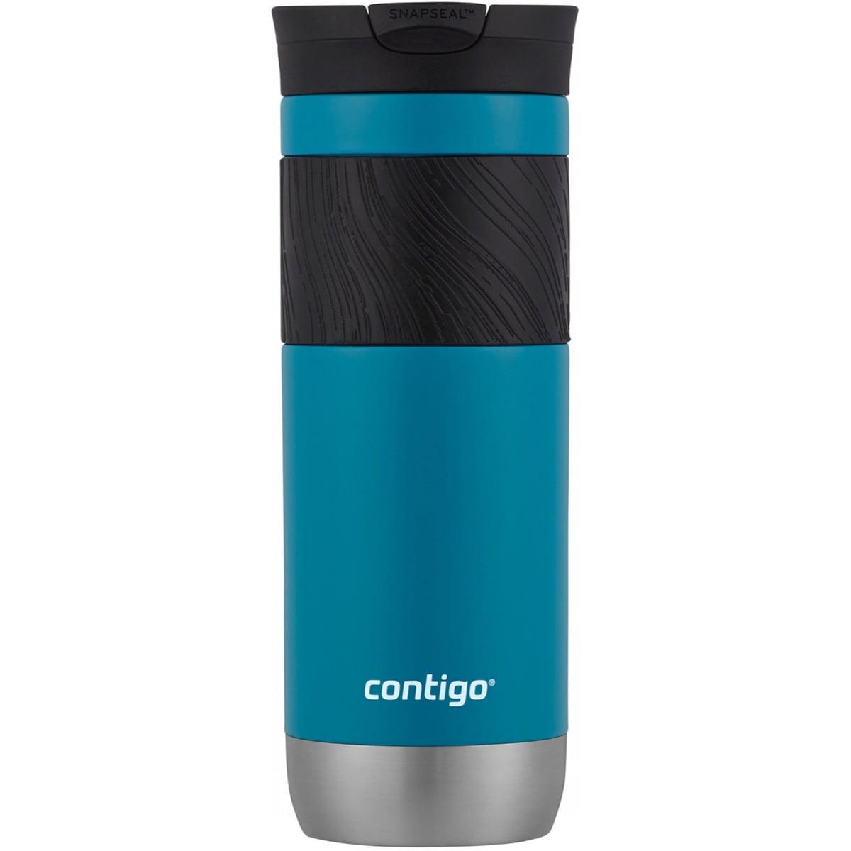 Contigo Byron 2.0 20oz Stainless Steel Travel Mug with SNAPSEAL Lid and Grip Juniper: Insulated Coffee Cup for Travel