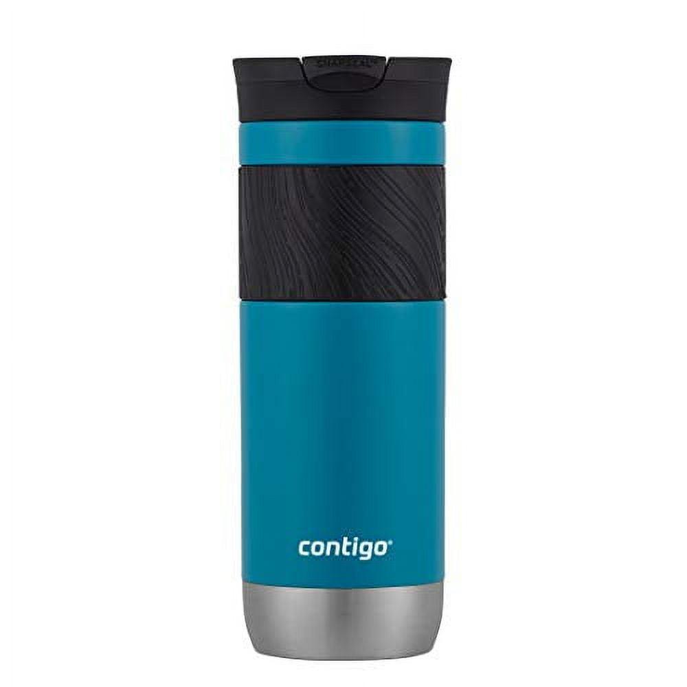 Contigo Byron 2.0 20oz Stainless Steel Travel Mug with SNAPSEAL Lid and Grip Juniper: Insulated Coffee Cup for Travel