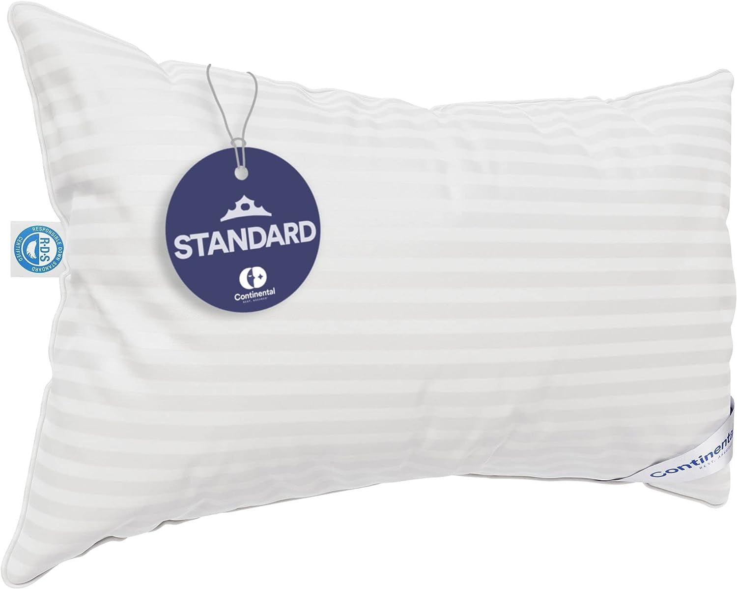 Continental Bedding 700-Firm Pillow, Standard (Pack of 1), White