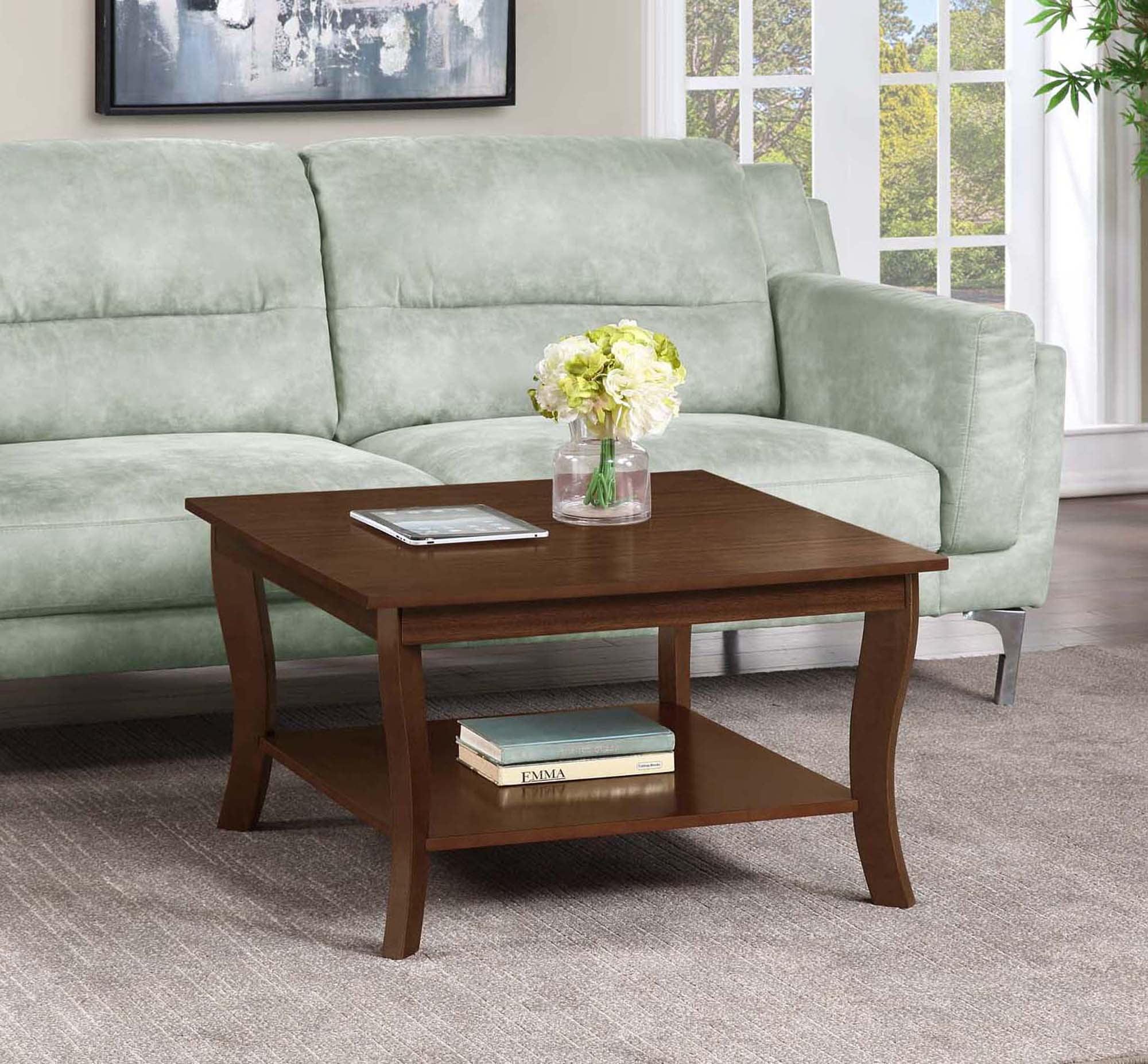 Convenience Concepts American Heritage Square Coffee Table, Multiple Finishes