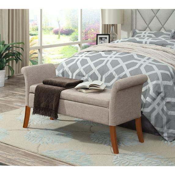 Designs4Comfort Garbo Storage Bench Ottoman