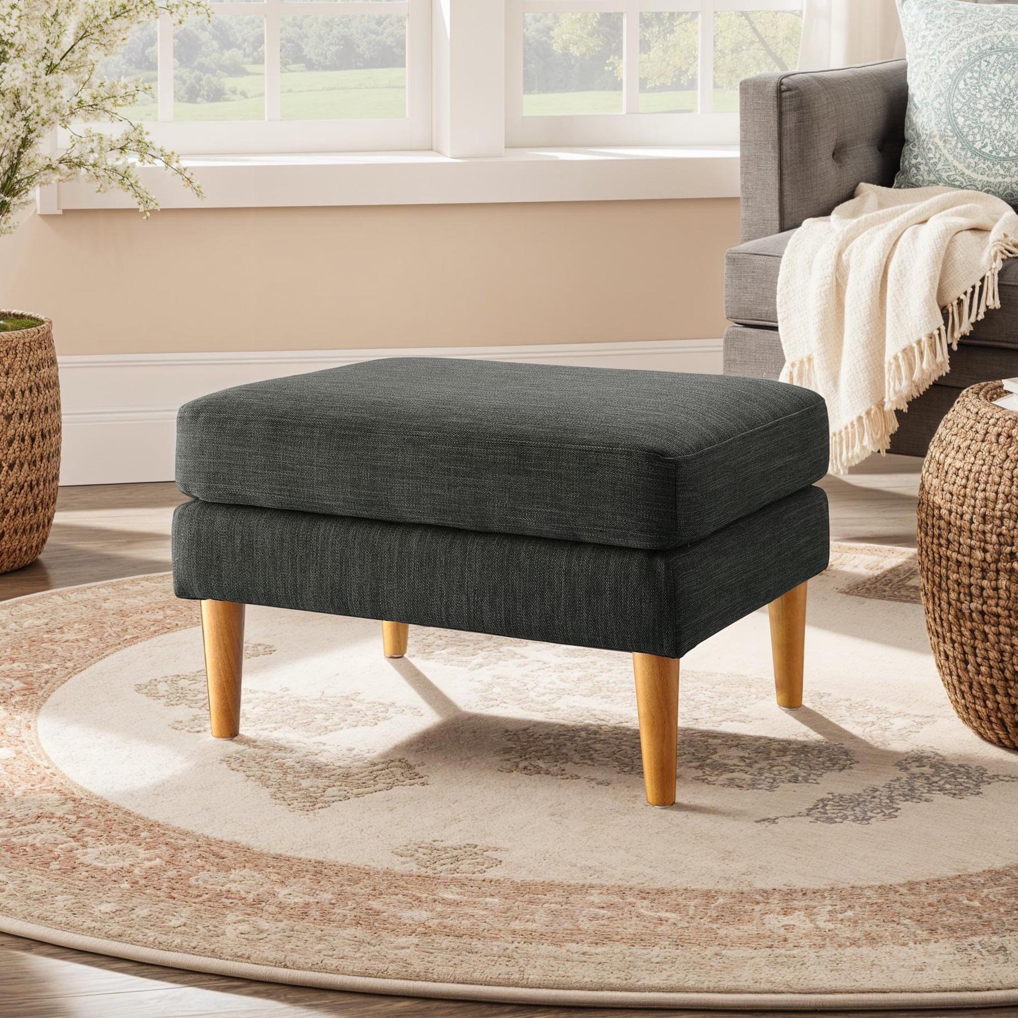 Convenience Concepts Designs4Comfort No Tools Marlow Mid Century Ottoman
