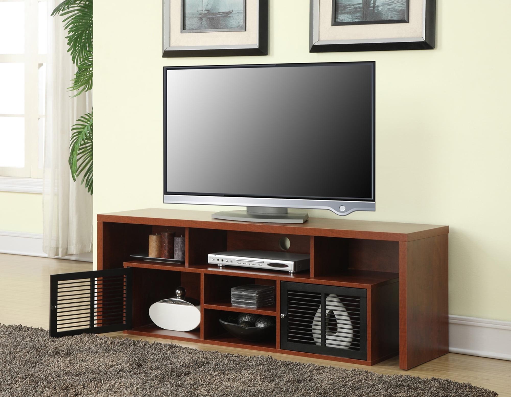 Lexington Cherry 60" Retro-Modern TV Stand with Storage