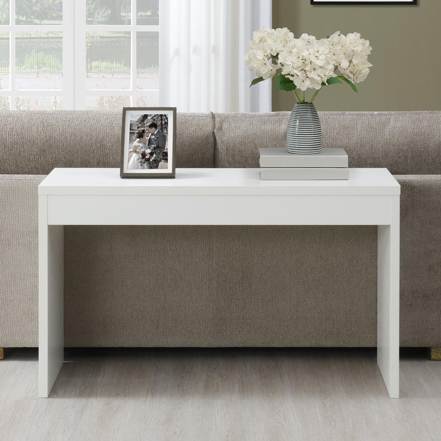 Convenience Concepts Northfield Wall Console in White Wood Finish