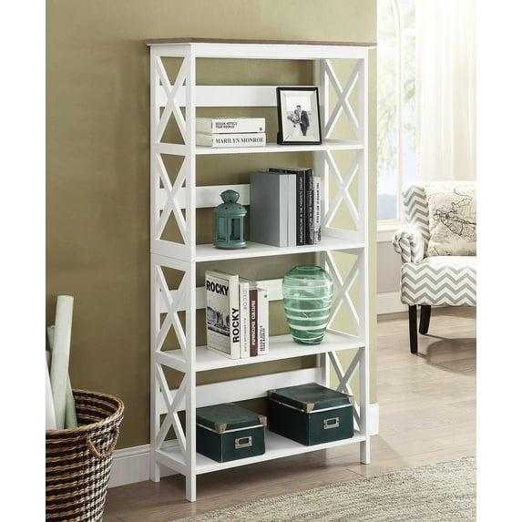 Convenience Concepts Oxford 5 Tier Bookcase, Multiple Finishes