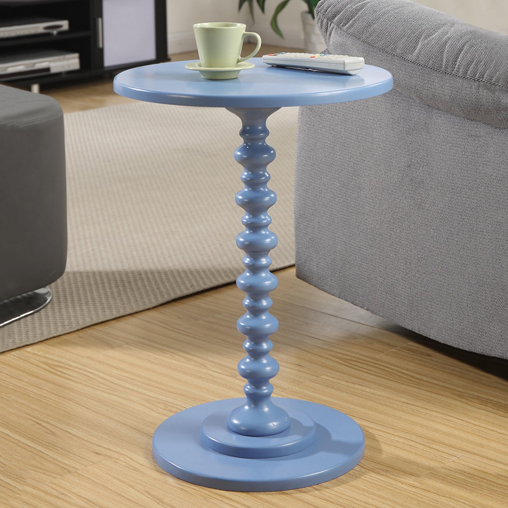 TiaGOC Palm Beach Spindle Table, Blue