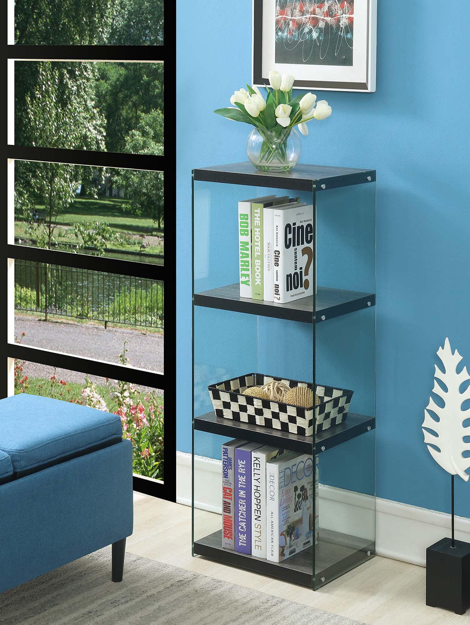 Convenience Concepts Soho 4 Tier Tower Bookcase