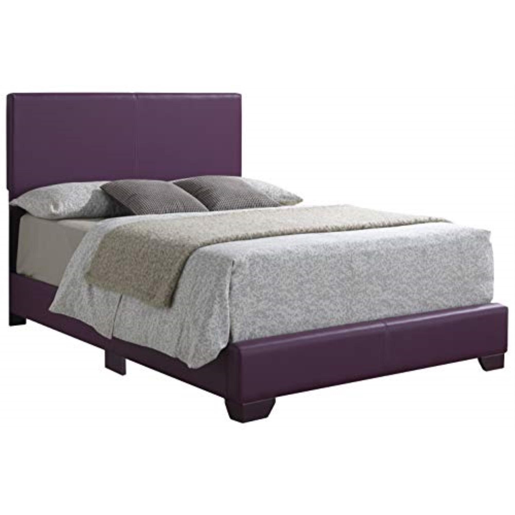 Passion Furniture Aaron Upholstered Full Panel Bed