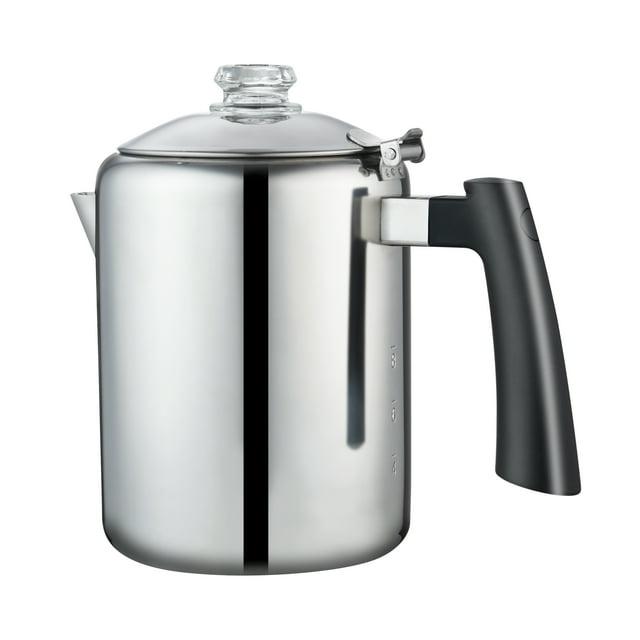 Cook N Home 8-Cup Stainless Steel Stovetop Coffee Percolator