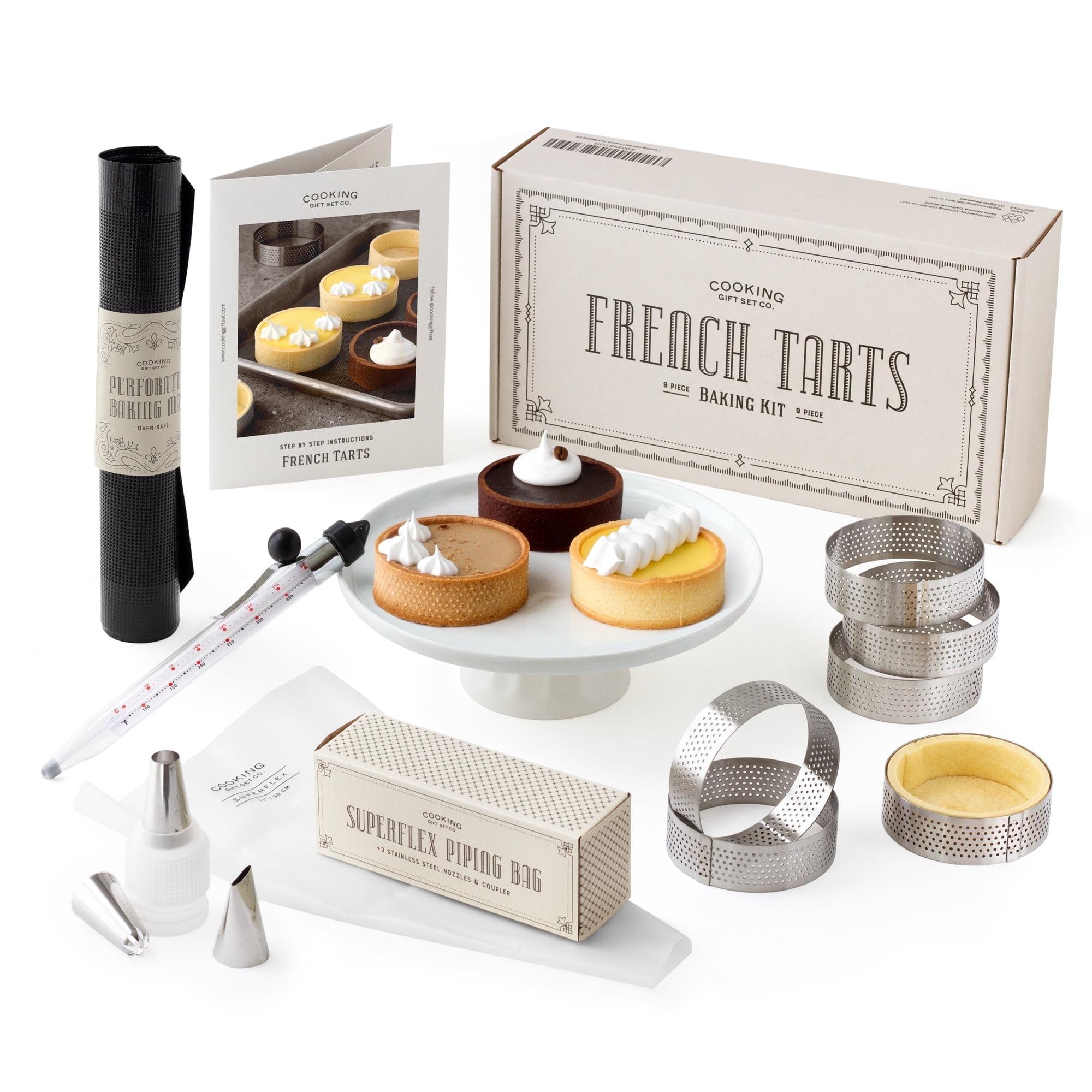 Cooking Gift Set Co | French Tart Baking Kit | Baking Gifts for Mom, Sister, & Friends | Unique French Gifts