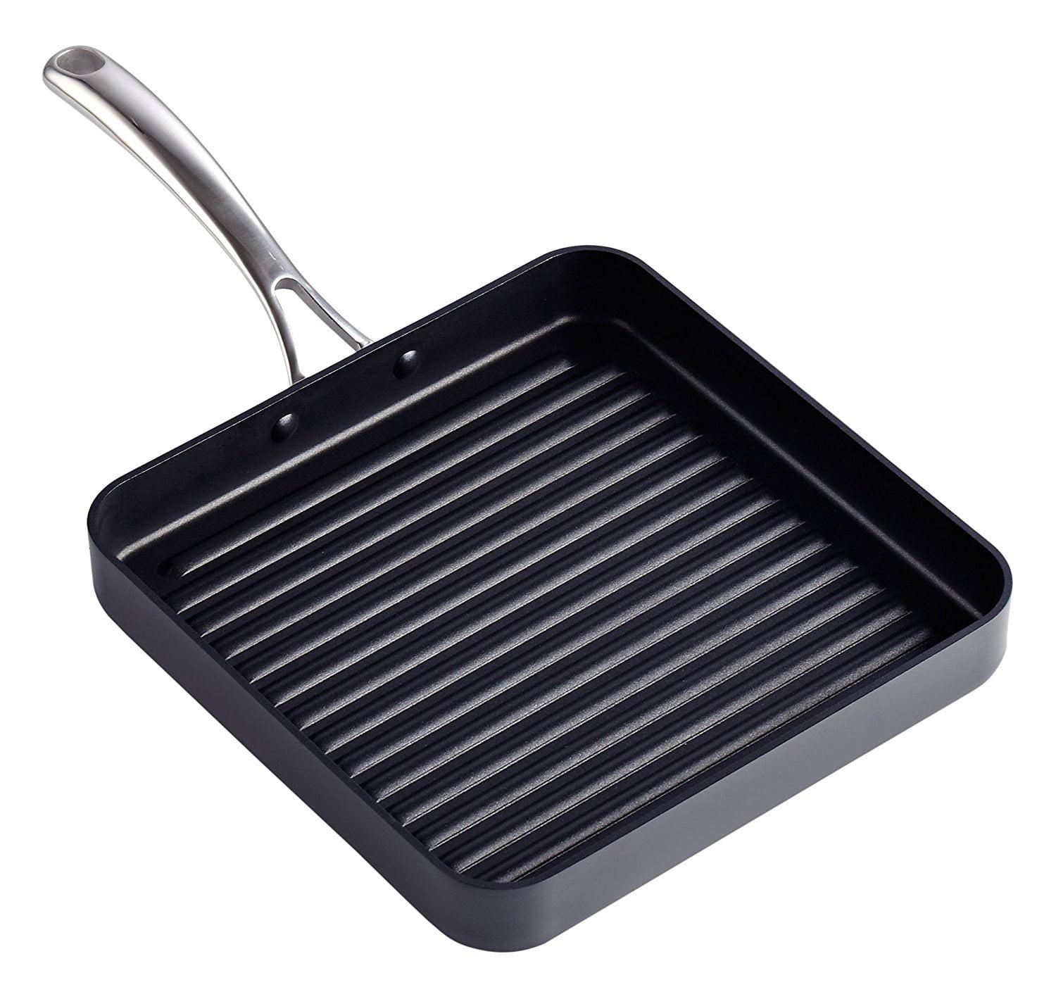 Cooks Standard Nonstick Hard Anodized Square Grill Pan 11 x 11-Inch