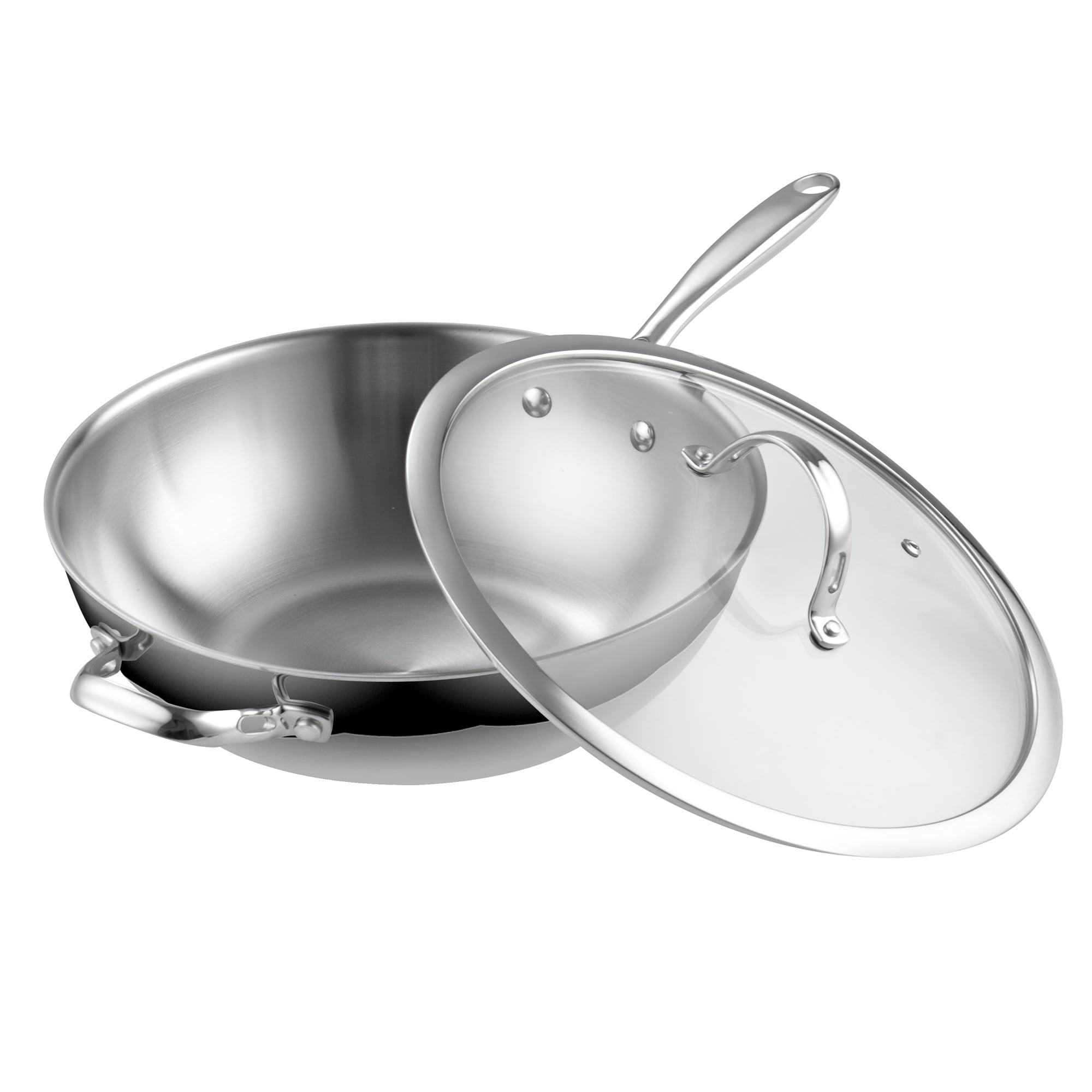 3 Quarts Stainless Steel Saute Pan with Lid