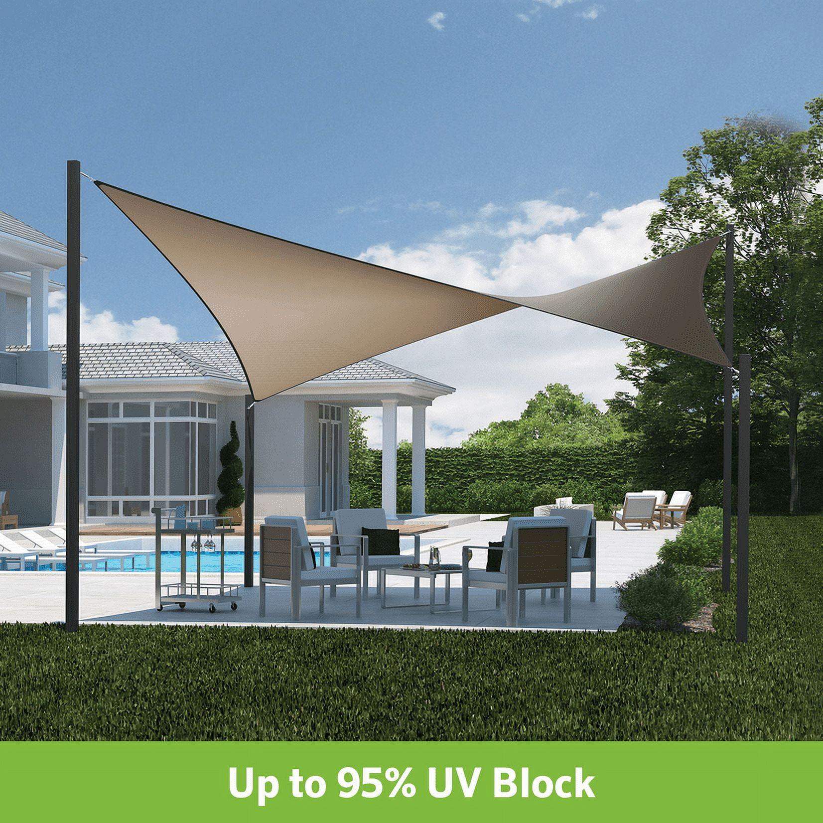 Dual 12' x 12' Square Shade Sail