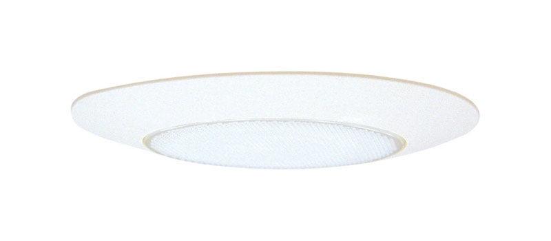 Halo Matte White 6 in. W Glass LED Shower Lens/Trim 60 W
