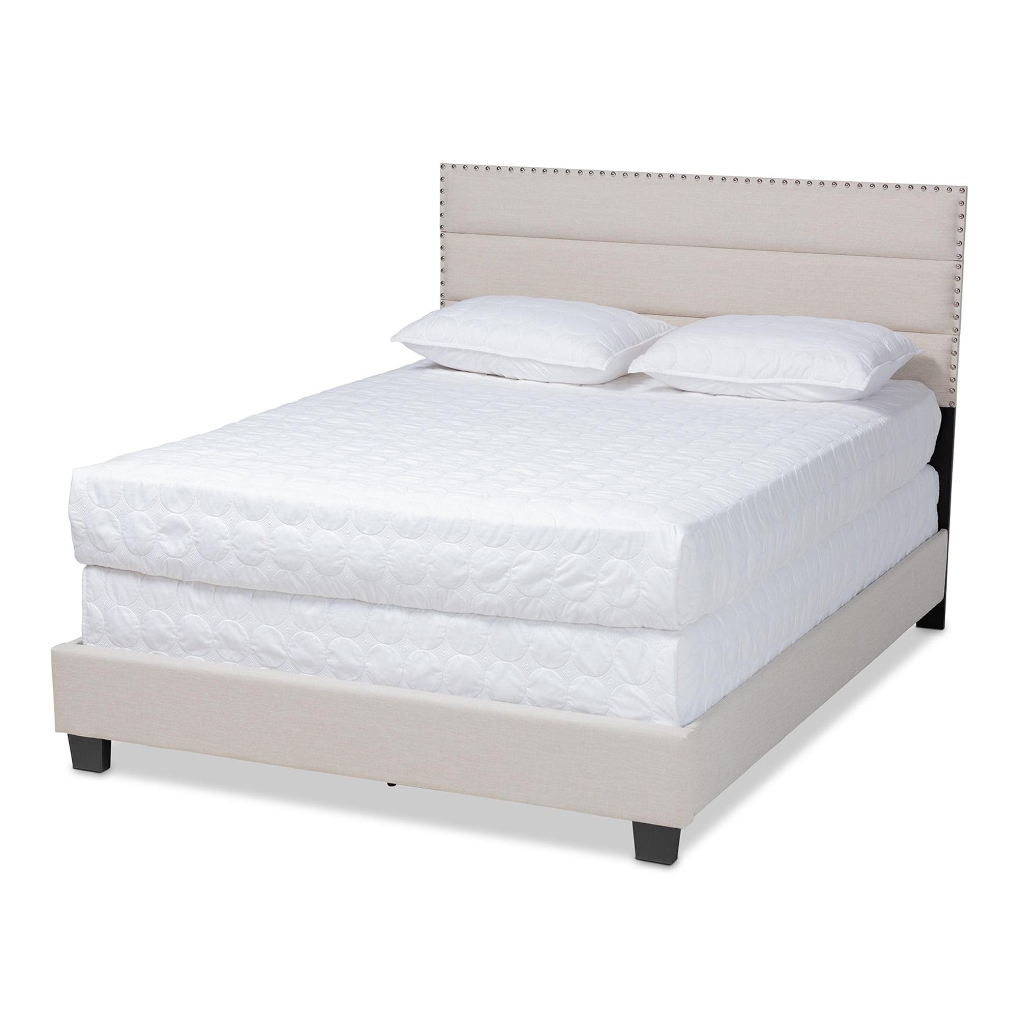 Ansa Upholstered Bed - Baxton Studio