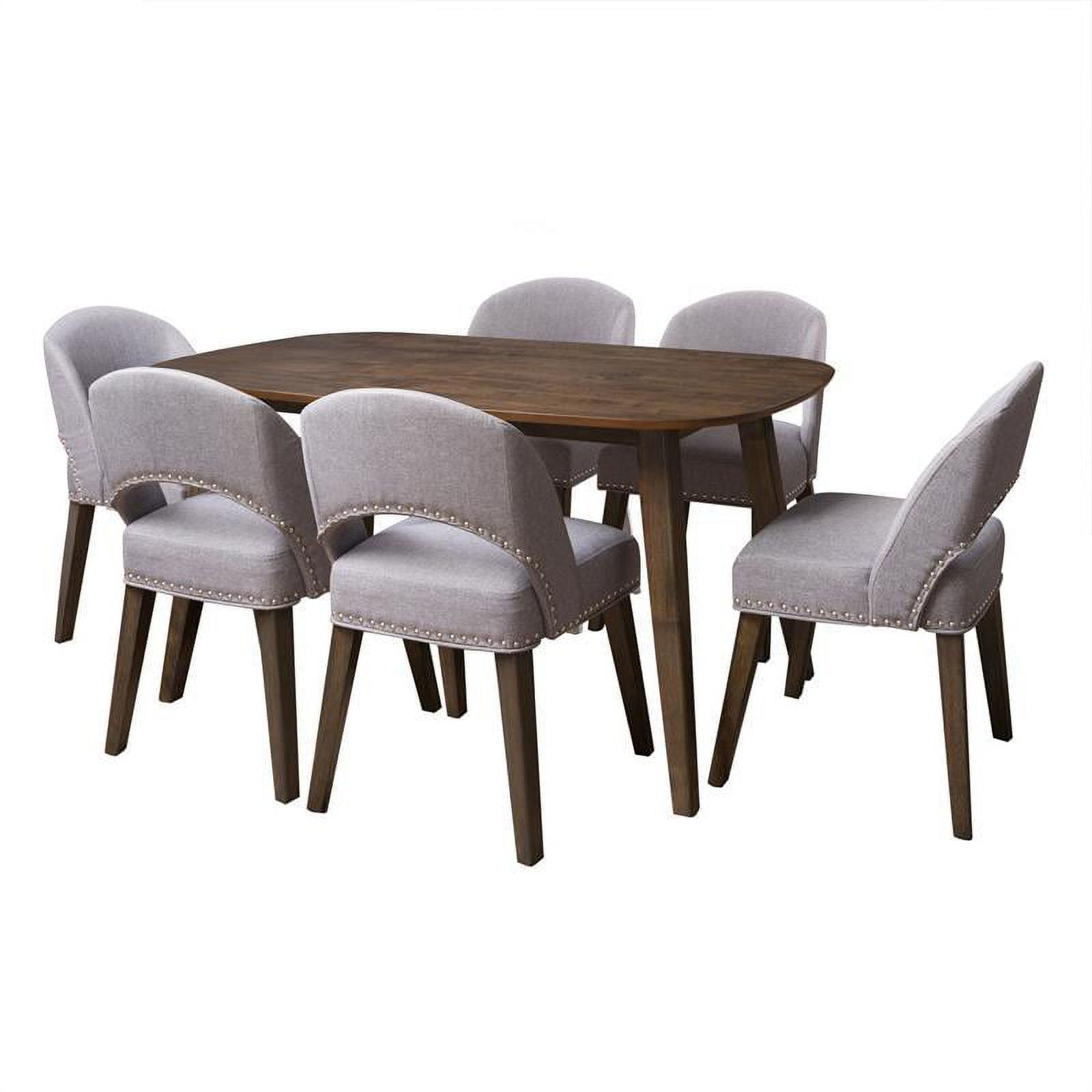 7pc Tiffany Wood Dining Set - CorLiving