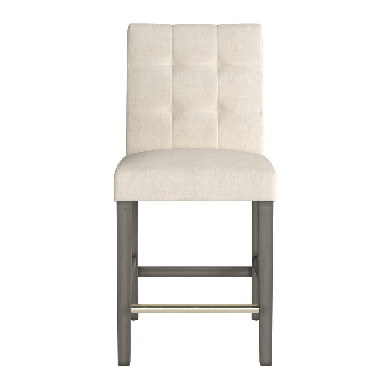 CorLiving Leila Fabric Counter Height Barstool