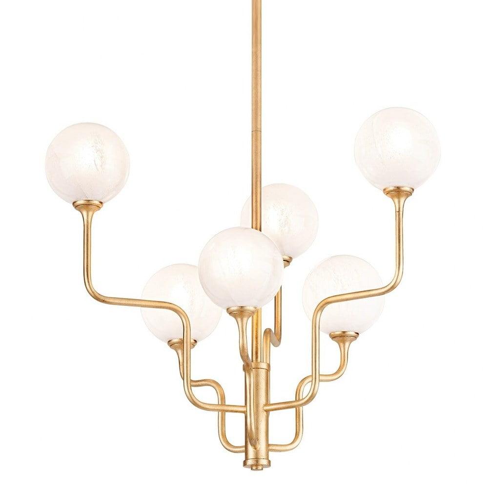 Keller Chandelier - Brass / 6 Light