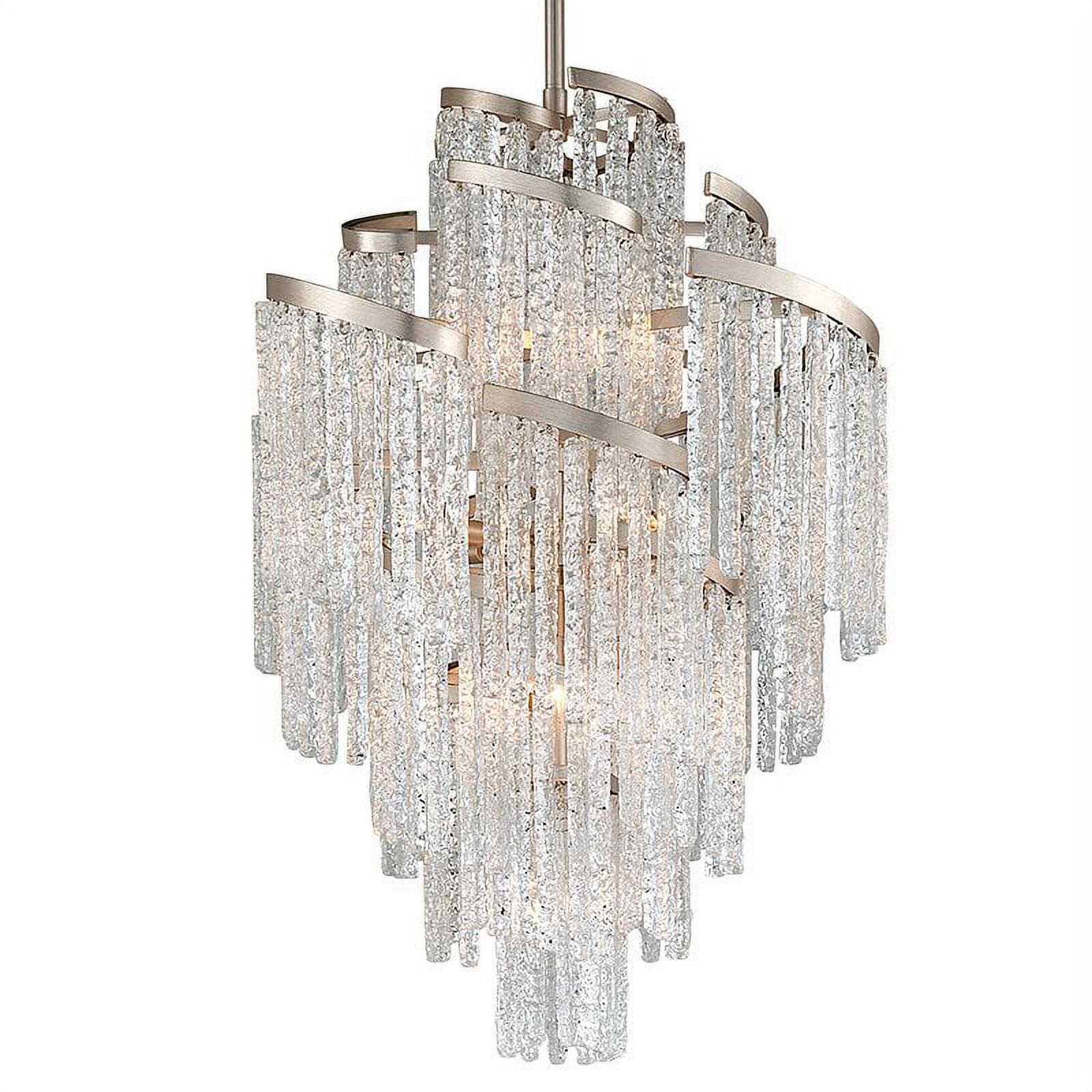 Mont Blanc 13-Light Unique / Statement Tiered Chandelier