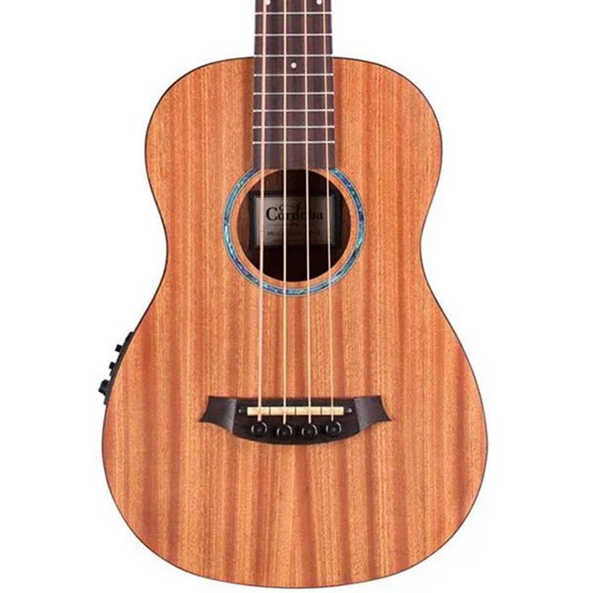 Cordoba Mini II Bass MH-E, Mahogany, Small Body, Acoustic-Electric Bass Guitar