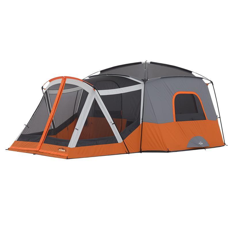 Orange and Gray 11-Person Four Season Cabin Tent with Vestibule