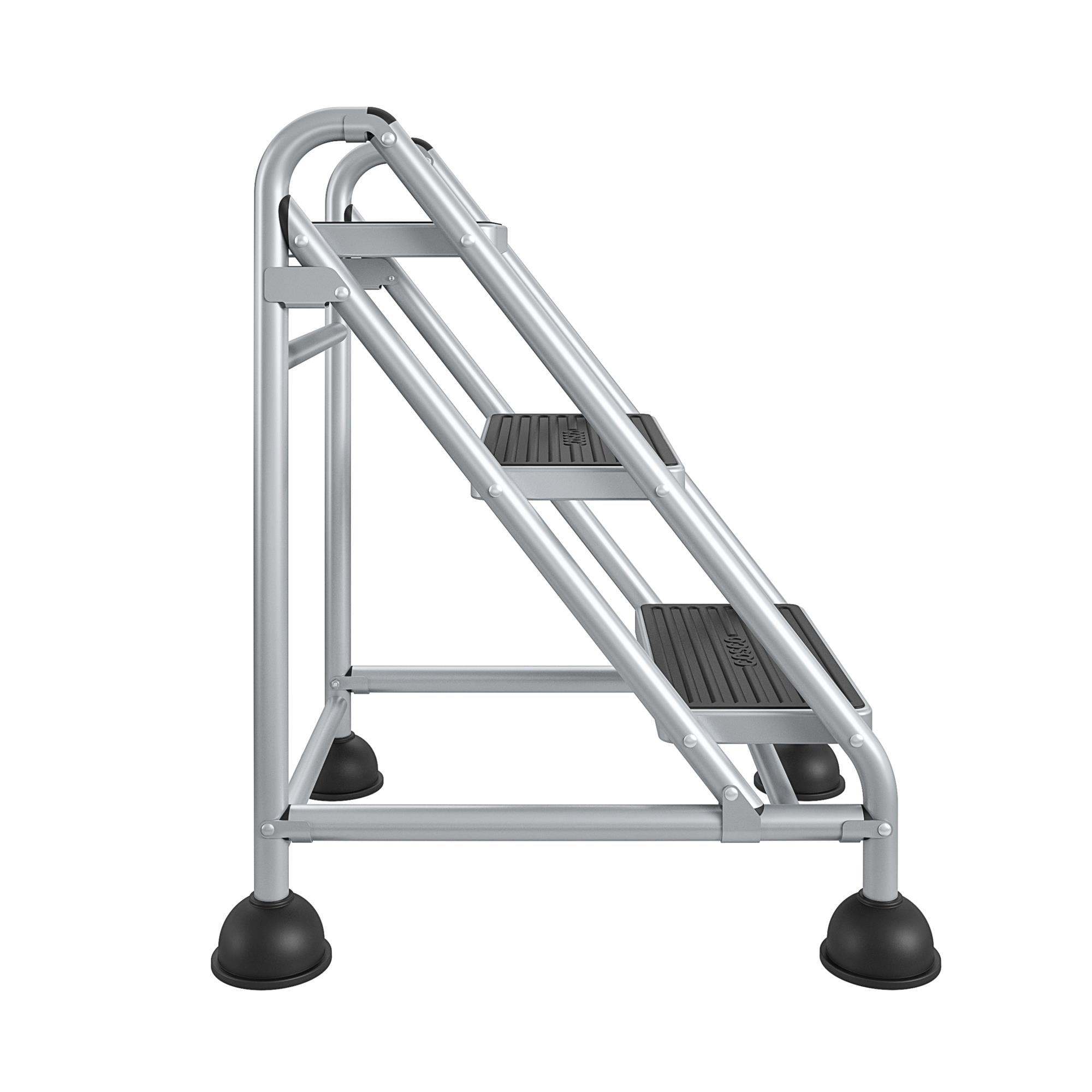 Hively 3 - Step Steel Lightweight Folding Step Stool