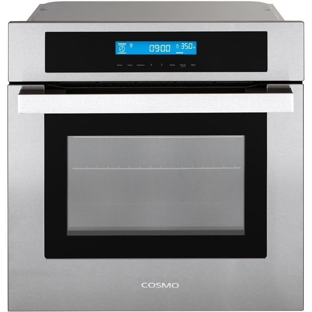 Cosmo 24" Stainless Steel Convection Single Wall Oven