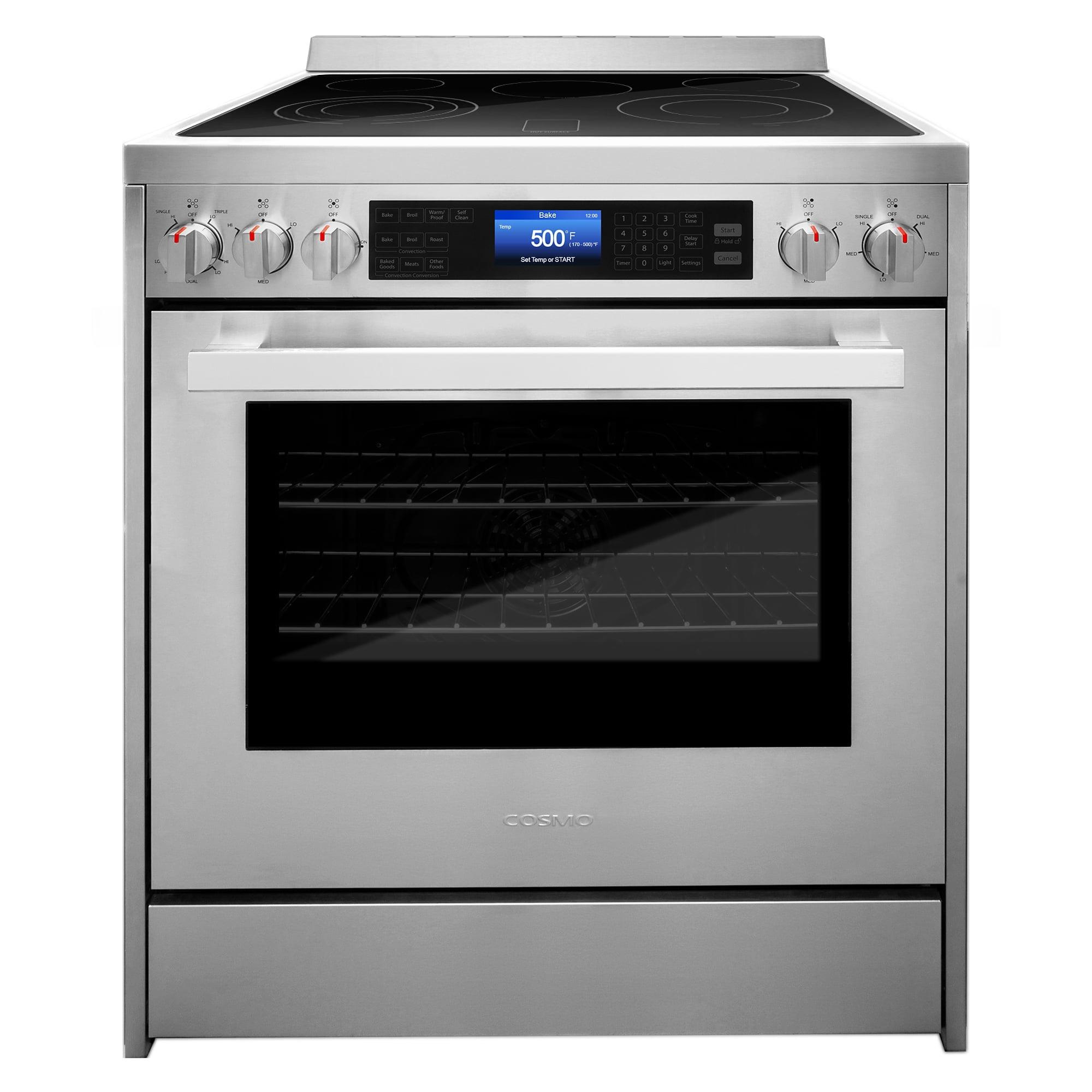 Cosmo 30" Stainless Steel Electric Range with Convection Oven