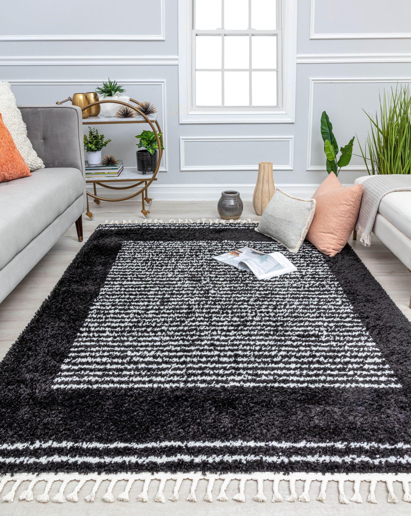 Colletti Bennett Modern Ebony Twilight Area Rug