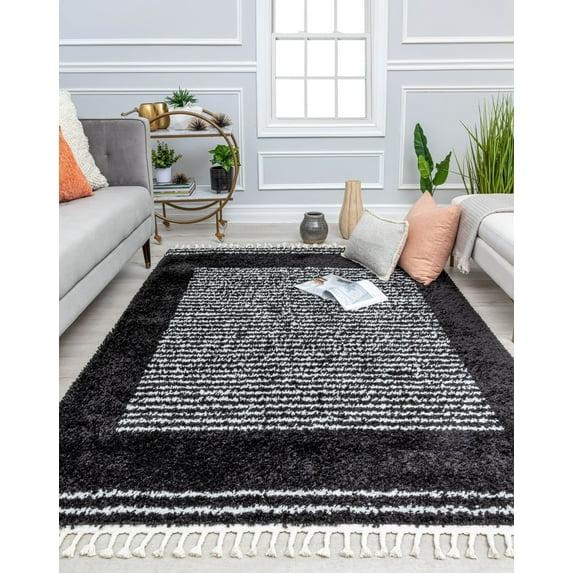 Colletti Bennett Modern Ebony Twilight Area Rug