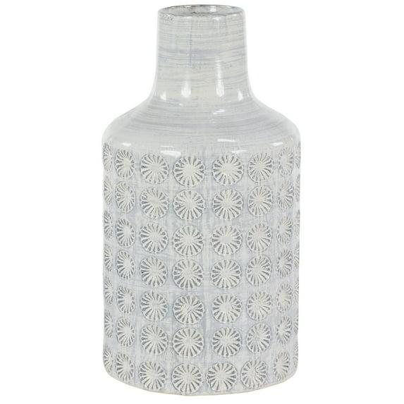 CosmoLiving by Cosmopolitan Porcelain Ceramic Floral Decorative Vase