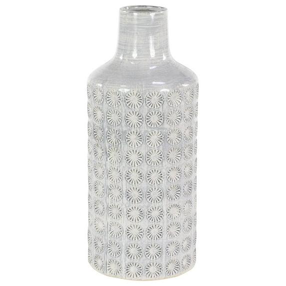 CosmoLiving by Cosmopolitan Porcelain Ceramic Floral Decorative Vase