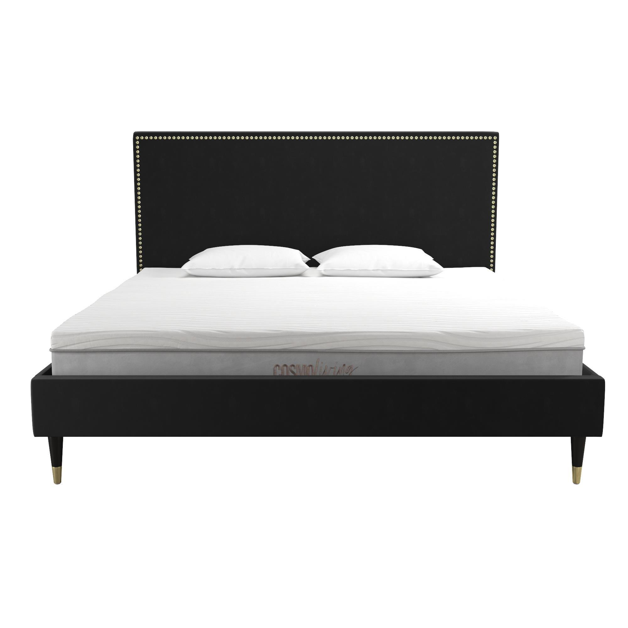 Audrey Upholstered Low Profile Platform Bed