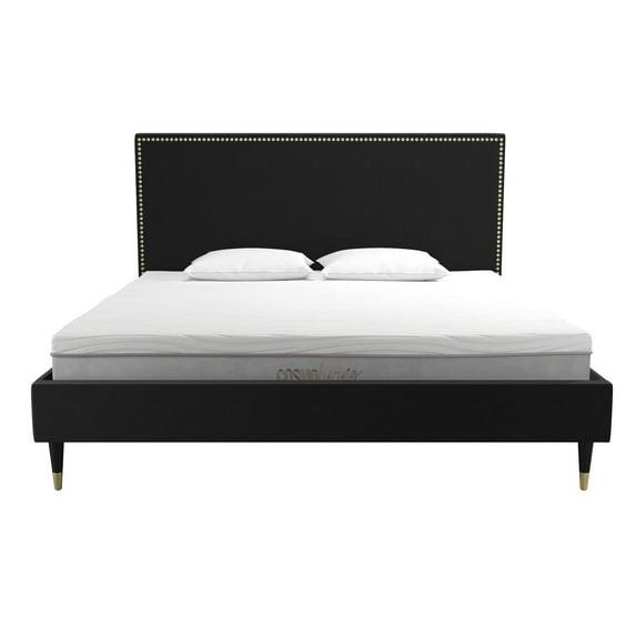 Audrey Upholstered Low Profile Platform Bed