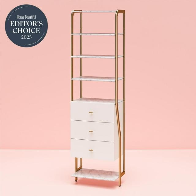 Gwyneth Closet System with 3 Drawers
