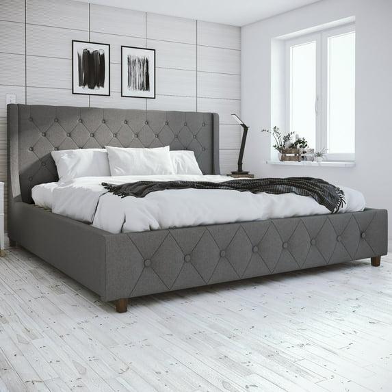 CosmoLiving by Cosmopolitan Mercer Tufted Upholstered Platform Bed