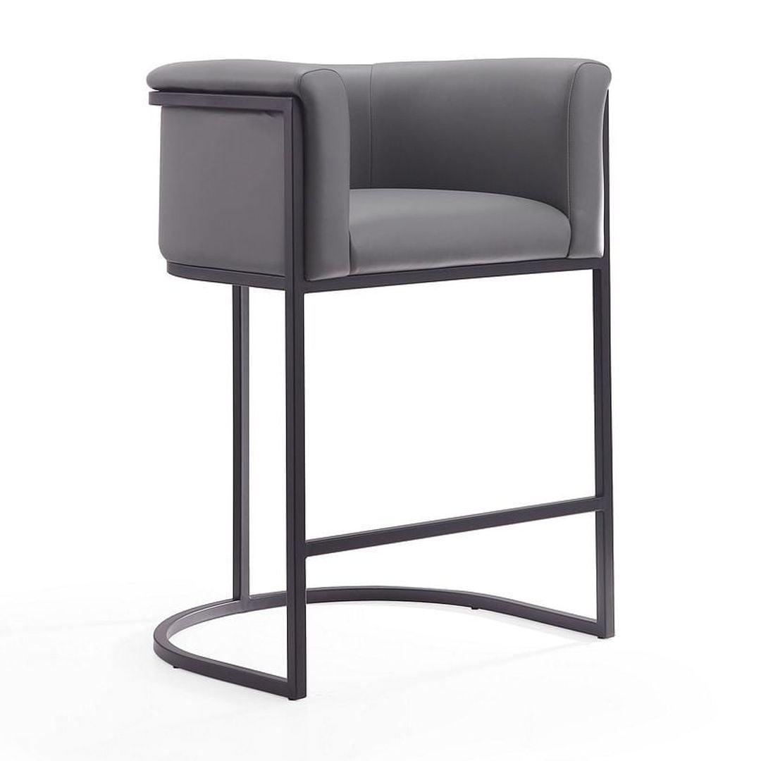 Cosmopolitan Metal Counter Height Barstool - Manhattan Comfort