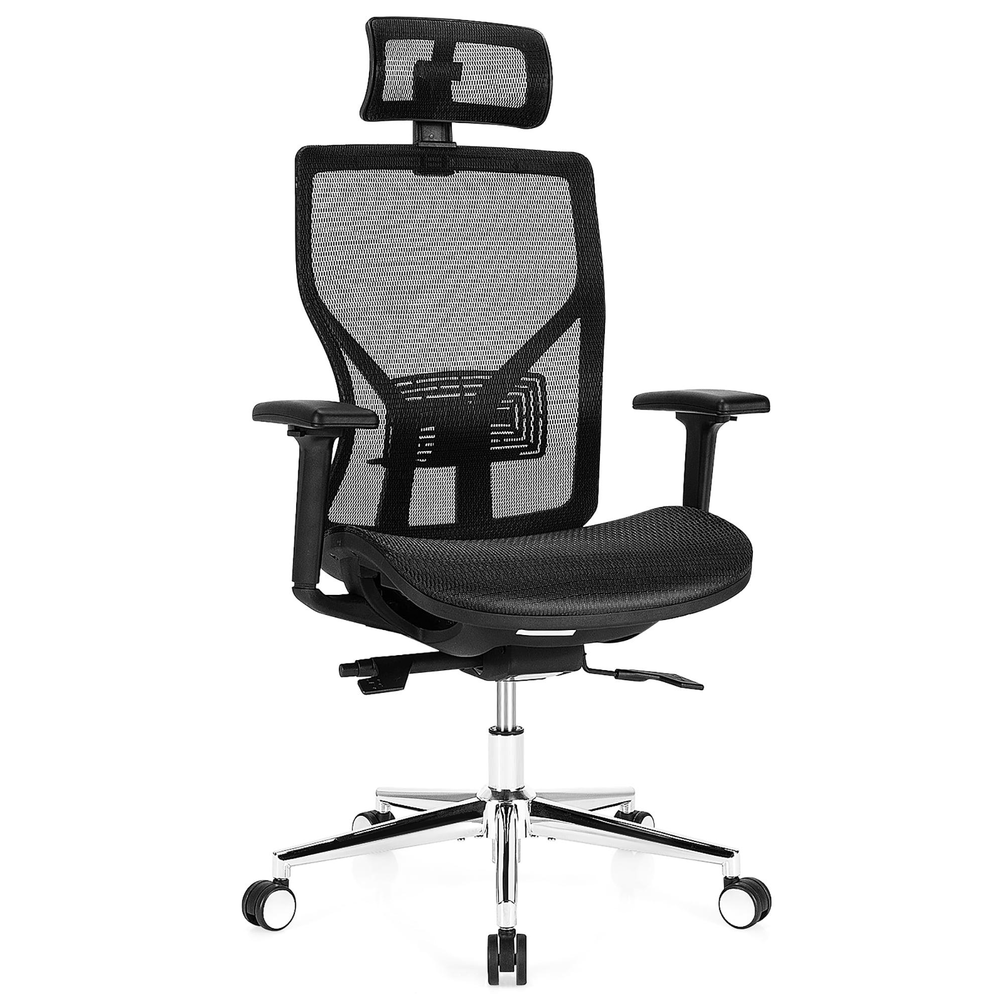 Costway Ergonomic Office Chair High-Back Mesh Chair w/Adjustable Lumbar Support