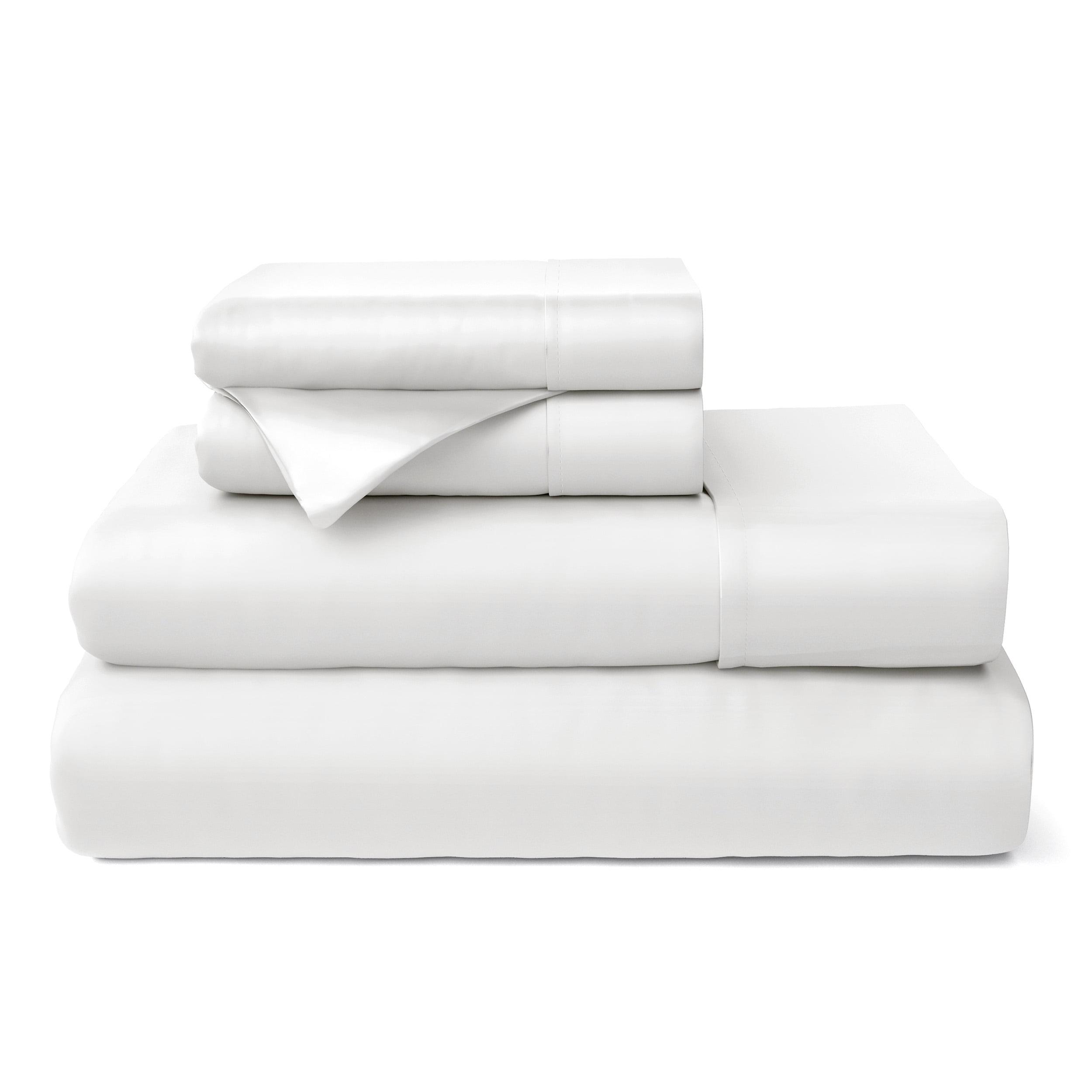 Twin Cream Bamboo Rayon Bed Sheet Set