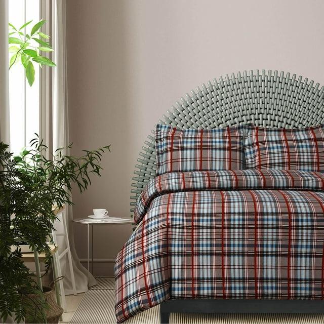 Azores Home Azores Solid Or Printed Flannel Duvets Flannel Duvet Cover Set