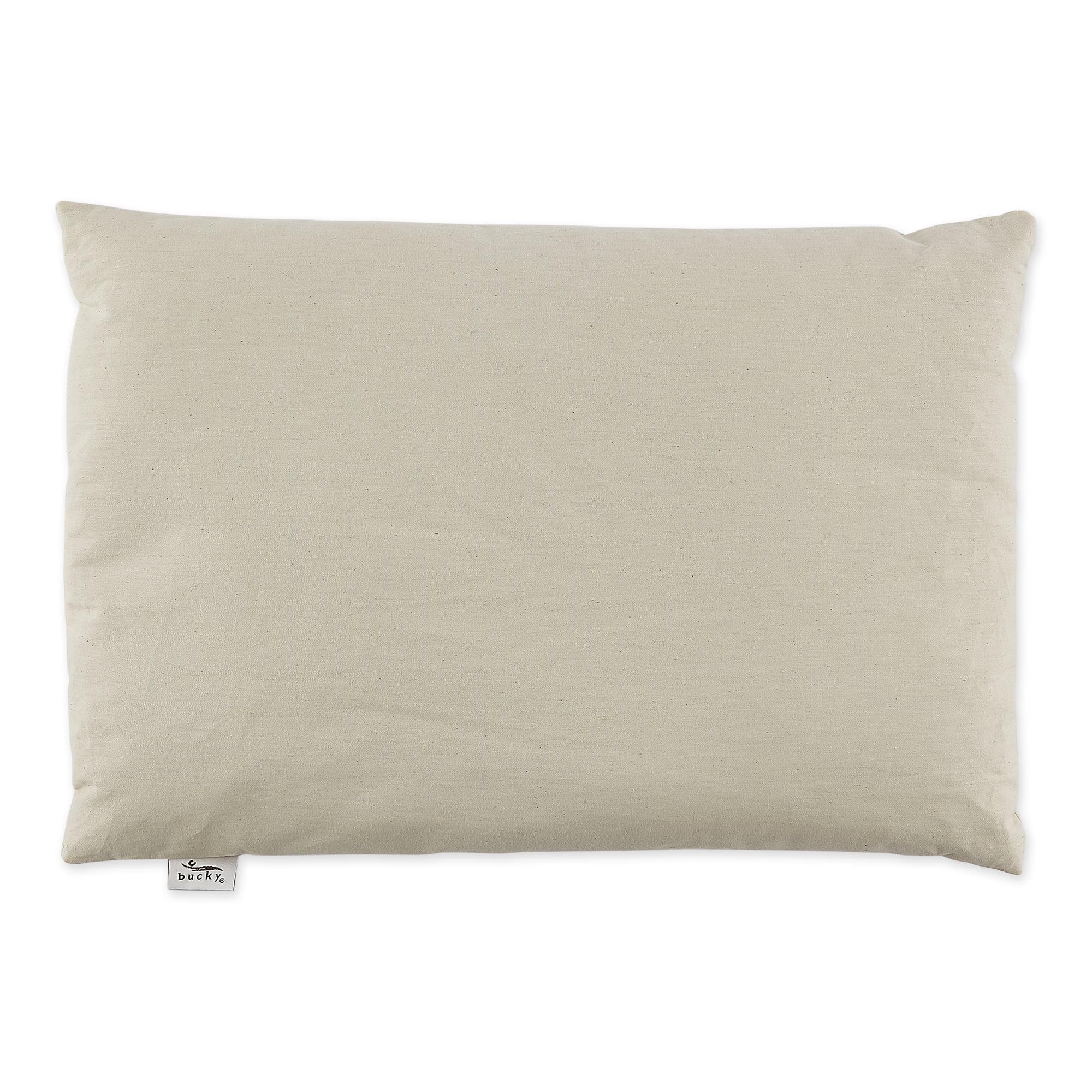 Natural Cotton Twill Buckwheat Standard Bed Pillow