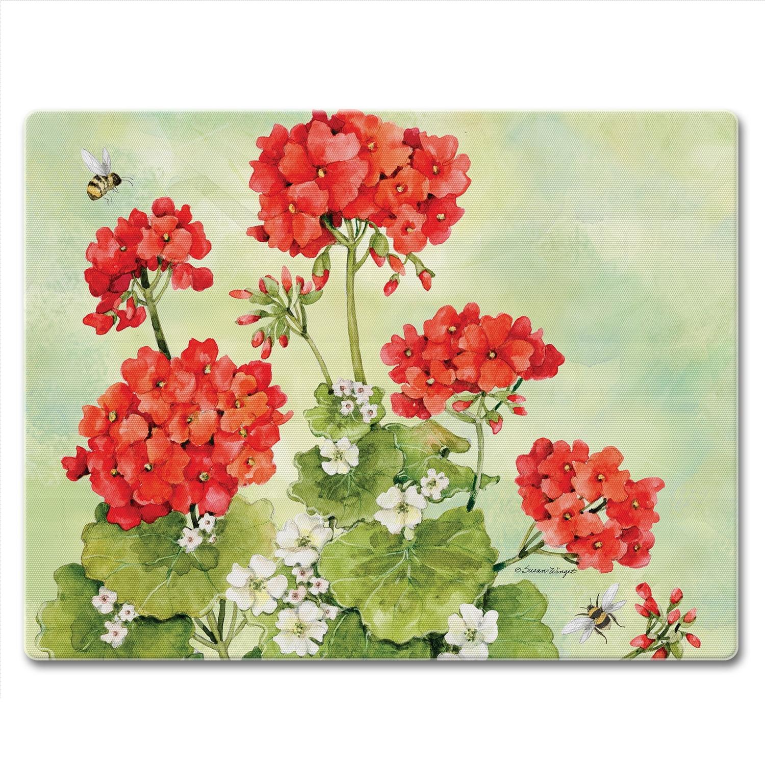 CounterArt Nature's Grace 3mm Glass Cutting Board 10” x 8”