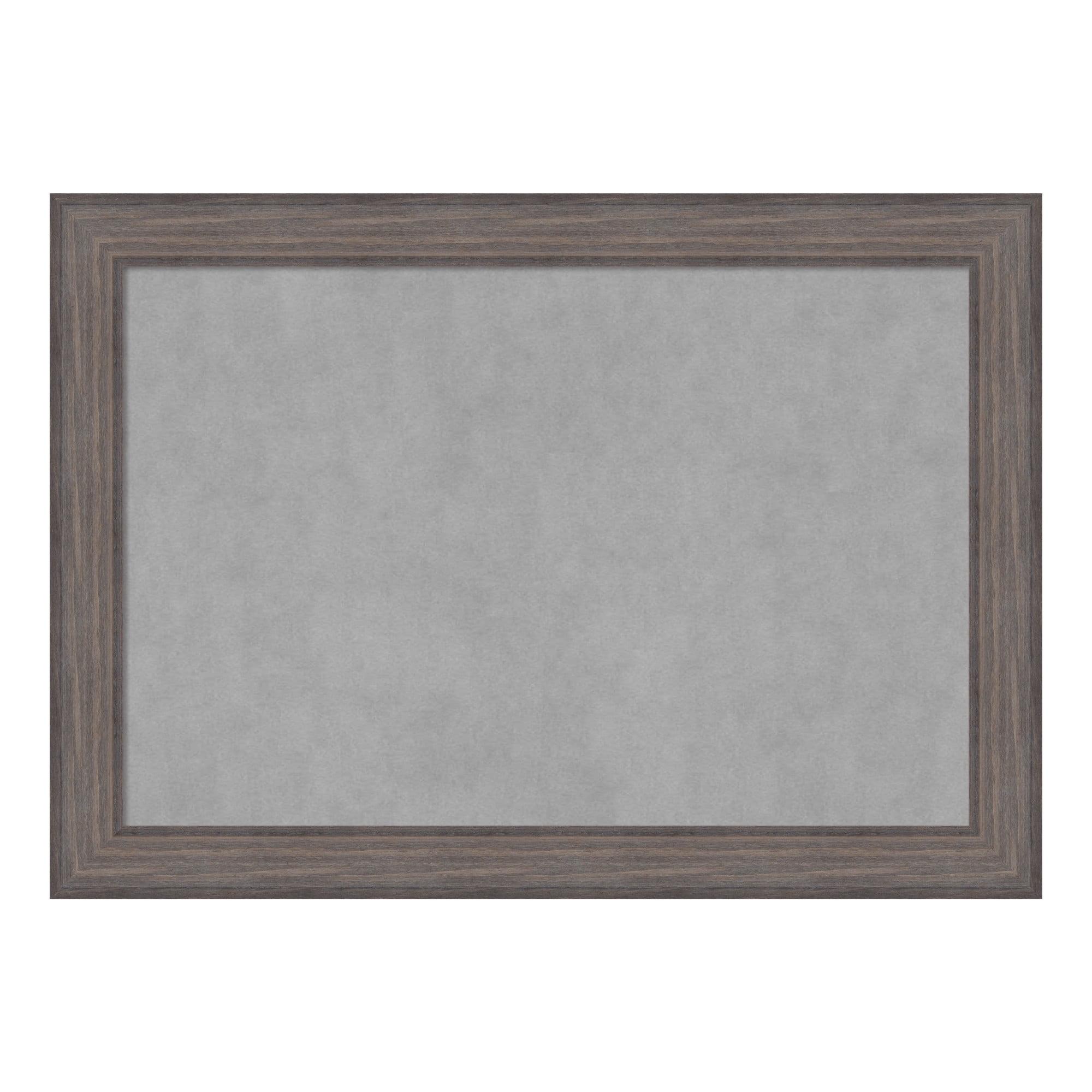 Amanti Art Country Barnwood Framed Magnetic Board 41 x 29 in.