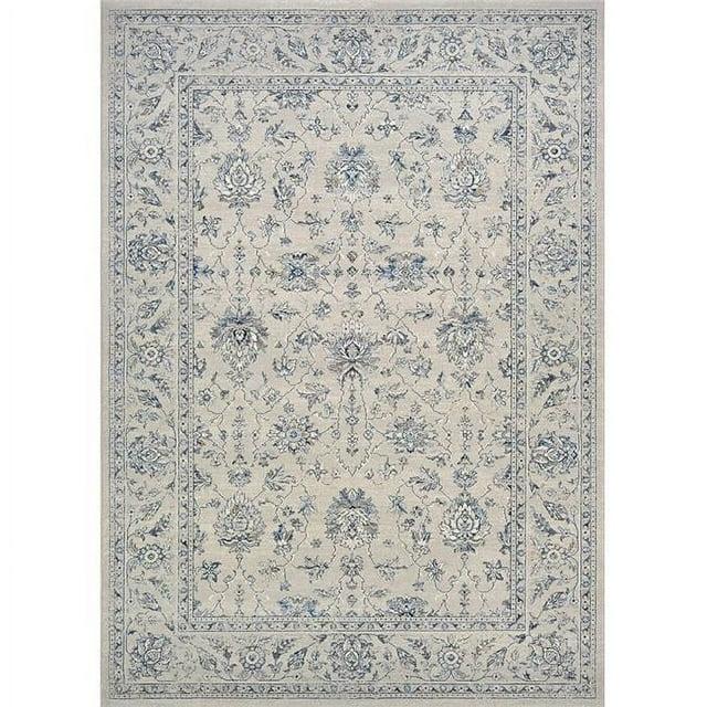 Couristan 71429696053076T 5 ft. 3 in. x 7 ft. 6 in. Sultan Treasures All Over Mashhad Rug, Grey