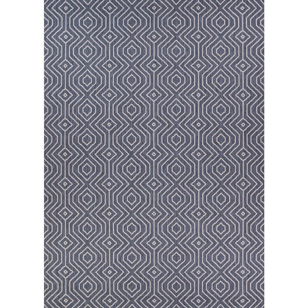 Afuera Ivory Synthetic 2' x 11' Modern Flat Woven Runner Rug